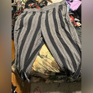 Old Navy pinstripe gauze pants size XXL